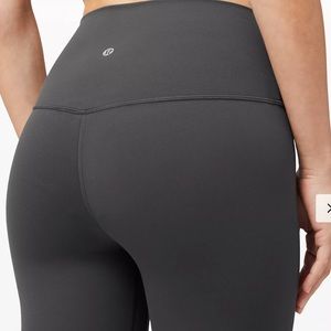 lululemon Align pant 25” graphite grey size 2